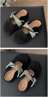 Zapatos Planos para Mujeres Versátiles de Moda Primavera-Otoño 2025 Estilo Mary Jane con Suela Redonda y Boca Poco Profunda - details 11
