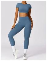 Traje de Yoga de Espalda Descubierta Deportivo para Mujeres Ropa de Fitness de Secado Rápido - details 2