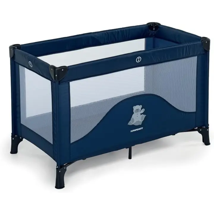 cuna de viaje con funda, azul, 127 x 67 x 78 cm, 8,64 kg, azul - 1