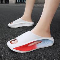 Pisando zapatillas de mierda tendencia de desgaste de verano de los hombres pintura EVA deportes al aire libre fondo suave playa zapatillas de coco de los hombres - details 19