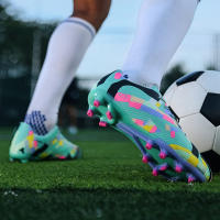 Zapatos de fútbol uñas largas de los hombres entrenamiento de juego de hierba para adultos de los niños mayores - details 15