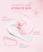 LAIKOU Sakura-Juego de cuidado de la piel, limpiador Facial, crema Facial, esencia, crema para ojos, producto para el cuidado de la piel, Kit de 4 Uds. - details 9