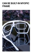 Gafas de Sol Photochromáticas Kapvoe Ligeras, UV400, Para Deportes al Aire Libre - details 9