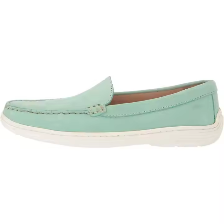 Zapatos planos de las mujeres superiores de cuero de la suela de goma del color del caramelo chino del OEM/ODM - 1
