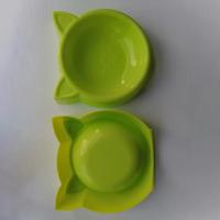 Bol de Comida para Gatos de Forma de Cara Gran Capacidad Color Sólido Alimentador de Agua para Mascotas Pequeñas - details 11
