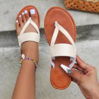 Sandalias Planas de Punta Peep Suela Antideslizante, Transpirable, Estilo Bohemio Retro para Mujeres Zapatos Casuales de Playa para Primavera/Verano - details 14