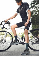 Professional MTB Cycling Shoes Men Flat Leather Breathable Dual Use Leisure Outdoor Self-locking Mountain Bicycle Sneakers - details 6