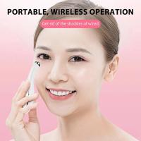 Masajeador de Ojos Eléctrico Vibración, Anti-envejecimiento, Eliminación de Ojeras, Cuidado de Ojos de Belleza Equipo de Belleza Rosa y Blanco - details 3