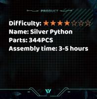 Rompecabezas de Metal Pythón DIY Juguete de Serpiente Mecánica de Alta Precisión - details 5