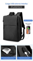 Mochilas de Negocios de moda para hombres, bolsos de computadora casuales, 14 - 15,6 pulgadas - details 2