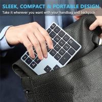 Teclado numérico inalámbrico Bluetooth, almohadilla delgada portátil para ordenador portátil, Mac,PC, escritorio, 35 teclas, 2 uds. - details 7