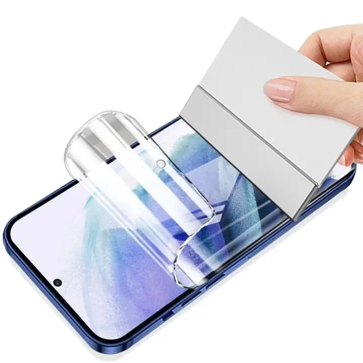 Protector de pantalla de cobertura completa para Samsung Galaxy, Protector de pantalla de hidrogel para Samsung Galaxy S21 Plus S22 S23 Ultra FE S20 S10, Note 20 9 10, 4 Uds. - 1