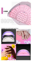 Lámpara de Secado UV LED Profesional para Manicura 81LEDs para Arte de Uñas Gel - details 1