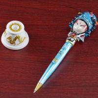 Bolígrafo de maquillaje facial de la Ópera de Pekín, bolígrafo de personaje de ópera de dibujos animados versión Q de estilo chino, regalo creativo - details 16