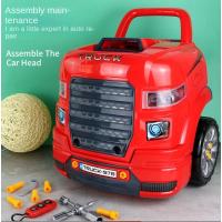 Juguete de Motor de camión grande, juego de reparación mecánica para niños pequeños, vehículo de Motor de desmontar, estación de servicio de coche de juego de simulación - details 1