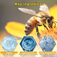 3 piezas de crema de veneno de abeja Botox para eliminar arrugas y reafirmante, hidratante, lifting y recuperación para todo tipo de piel, crema de veneno de abeja antienvejecimiento, crema hidratante facial - details 5