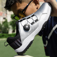 Zapatos de golf zapatos para hombres y mujeres perilla automática corbata material alto antideslizante - details 6