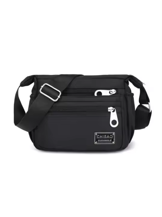 Nylon Oxford tela bolsa de mensajero de las mujeres 2025 nuevo bolso de las mujeres de mediana edad hombro moda lona madre versátil - 1