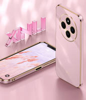 KEYSION-funda enchapada de lujo para Xiaomi Redmi 14C, cubierta trasera cuadrada de silicona TPU suave a prueba de golpes para teléfono, Redmi 14C - details 7