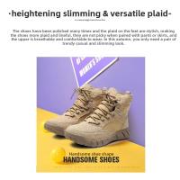 Zapatos de senderismo al aire libre para hombres y mujeres de piel de vaca, zapatos de viaje antideslizantes e impermeables, botas de desierto y zapatos de trabajo - details 7