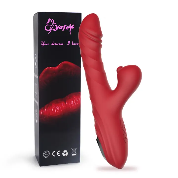 Vibrador Telescópico de Silicona Suave Estimulador de G-Spot, Clítoris y Vagina de Mujer - 1