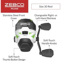 Caña de Pescar Telescópica de 6 pies Caña de Pesca de Fibra de Vidrio Duradera con Mango ComfortGrip Preenrollada con Línea de Pesca Zebco Cajun - details 2