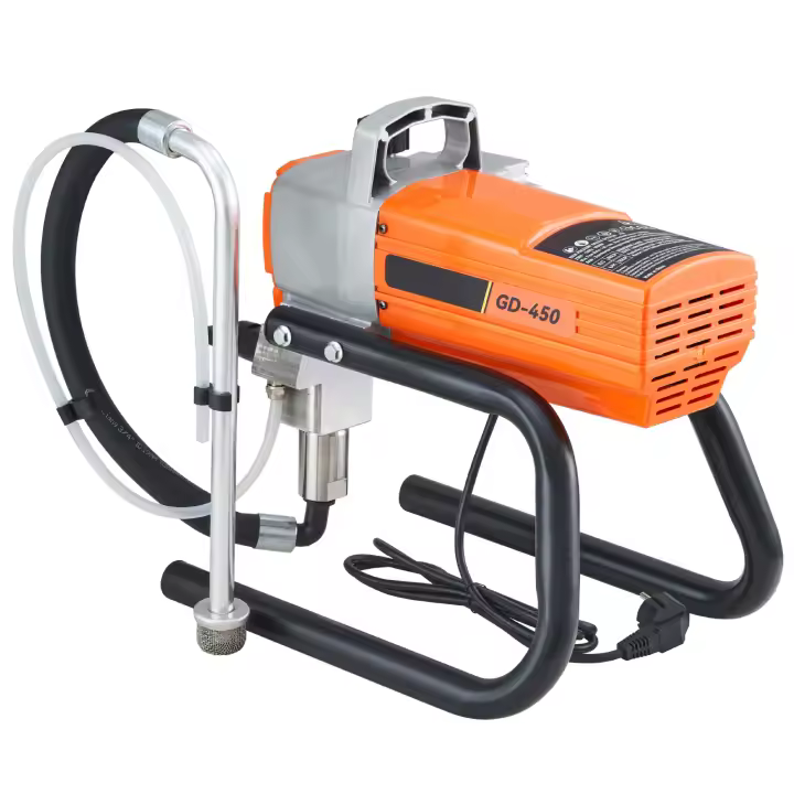 SucceBuy Pulverizador de pintura sin aire con soporte, pintura fina y uniforme para interiores, exteriores, muebles y vallas del hogar - 1