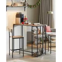 Conjunto Mesa Alta de Bar y 4 Taburetes Muebles Bar Comedor ES (OGT15-N) - details 29