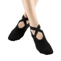 Calcetines de yoga antideslizantes para mujer, medias transpirables de vendaje, pilates, ballet, baile, medio dedo del pie - details 6