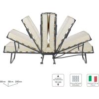Cama plegable con almohada incluida + almohada gratuita, estructura resistente y 4 ruedas - details 2