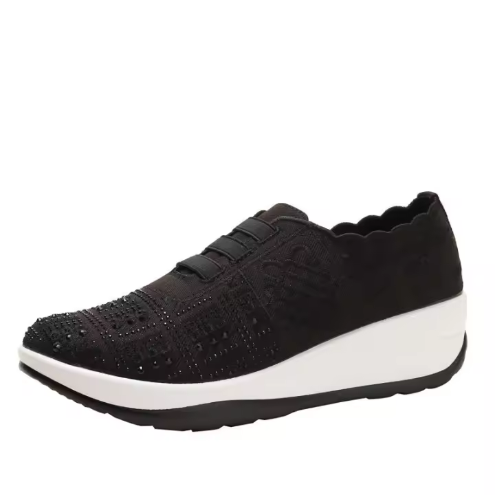 Sandalia Flyknit Sports 2025 nueva edición de malla para mujer, zapatos informales ligeros de fondo suave para otoño - 1
