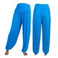 1 Uds. Pantalones de baile deportivos de Yoga suaves de algodón informales sueltos elásticos para mujer a la moda - details 22