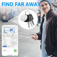 Tracker Tag 4 paquetes de rastreador Bluetooth, dispositivo de seguimiento localizador de etiquetas inteligente, buscador de llaves y localizador de artículos, buscadores de artículos con rastreador de aire con Apple Find My (solo IOS)Track sus llaves, bi - details 4