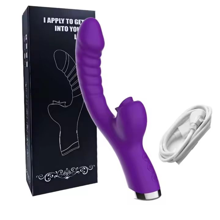 Leten Vibrador 2 en 1 Estimulador de Clítoro y G Spot Juguete Sensual para Mujeres - 1