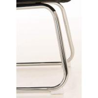Cantilever Eureka I Silla de Oficina Moderna con Reposabrazos y Sin Ruedas, Color:Gris - details 8