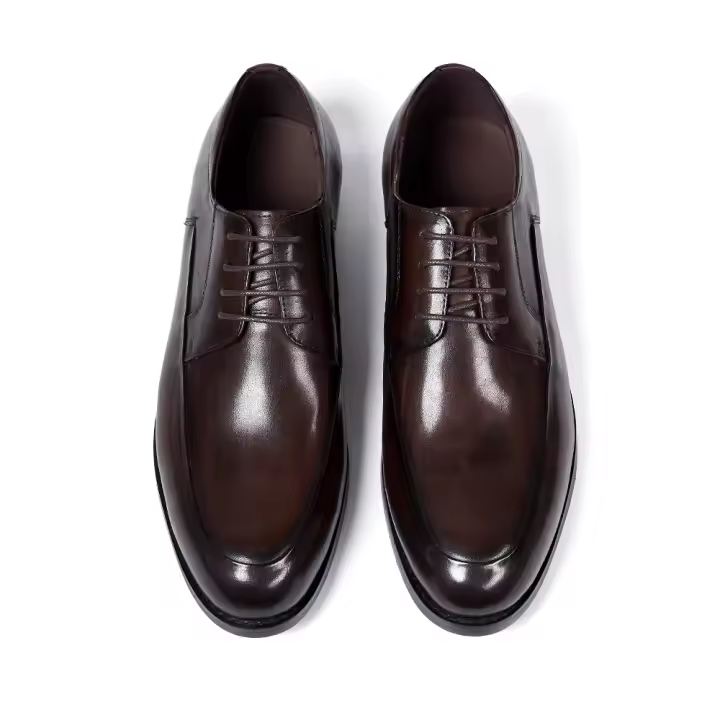 Vestido de negocios, zapatos de cuero de vaca de alta gama para hombres - 1