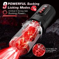 Leten-masturbador masculino giratorio telescópico automático, taza para lamer, masturbación vibratoria, mamada, coño, Juguetes sexuales para adultos para hombres - details 17