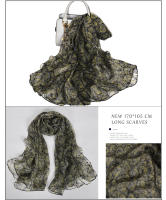BYSIFA Pañuelo de Seda Emeralda Largo de Moda para Mujer Primavera/Verano - details 8