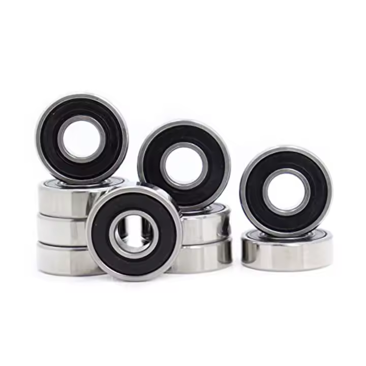 Rodamientos de bolas de rodamiento de bicicleta 6000-2RS de goma doble de alta calidad 6000RS sellado de goma de ranura profunda 10X26X8mm - 1