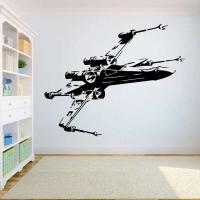 Pegatina de Pared de Avión de Combate de Vinilo Decalque de Pared Impermeable y Removible para Habitación de Adolescentes Iluminación y Decoración - details 0