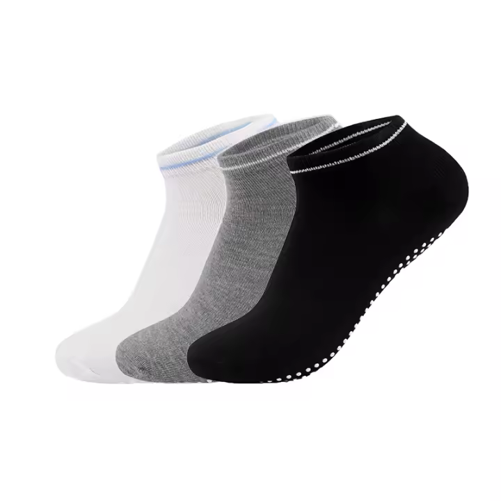 Calcetines deportivos antideslizantes para mujer, medias cortas transpirables de algodón, elásticas, para Yoga, exterior, EU33-39 - 1