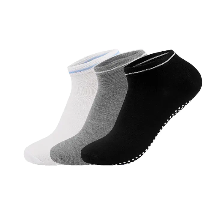 Calcetines deportivos antideslizantes para mujer, medias cortas transpirables de algodón, elásticas, para Yoga, exterior, EU33-39 - 1