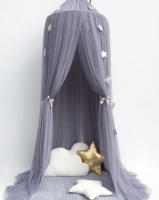 Mosquitera colgante para decoración de cama de bebé, cortinas de tul para dormitorio, casa de juegos, habitación de niños - details 6