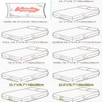 Juego de Ropa de Cama de Poliéster 100% Tamaño Rey Funda de Almohada de Ajuste 3pcs Diseño Impreso - details 0
