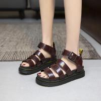 Spot Large Verano Nueva Suela Gruesa Una Línea Sandalias Romanas Casuales Zapatos con Hebilla de Cabeza Redonda Transfronteriza para Mujer - details 5