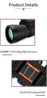 Prismáticos impermeables para actividades al aire libre, Prisma HD BAK4 para una visión clara de animales, canoa y juegos deportivos, 20X - details 13