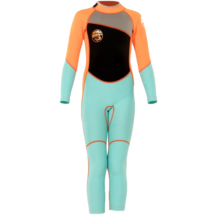 Hisea-traje de buceo de neopreno para niños y niñas, traje de surf, protección solar, antifricción, natación, juego de playa - 1