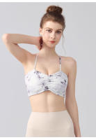 para Mujer Sujetador Deportivo con Espalda Cruzada, Copa Fija, para Fitness, Yoga, Romántico, Casual, Estampado - details 14