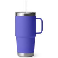 Taza de Paja de Acero Inoxidable Aislada de Vacío Ultra Marino Morado, 25 oz - details 3