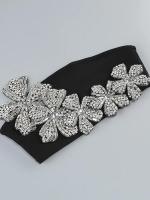 Conjunto de Vestido y Falda Mini de Manga Larga Estilo de Turtén Brillante con Diamantes - details 20
